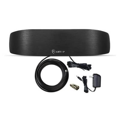 ANTOP AM/FM Antenna Amplified Indoor Radio Antenna