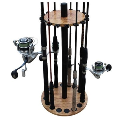 Rush Creek Creations Round 16 Fishing Rod Rack