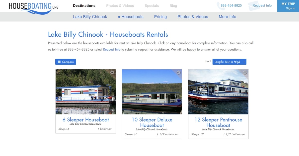 Lake Billy Chinook Oregon Houseboats
