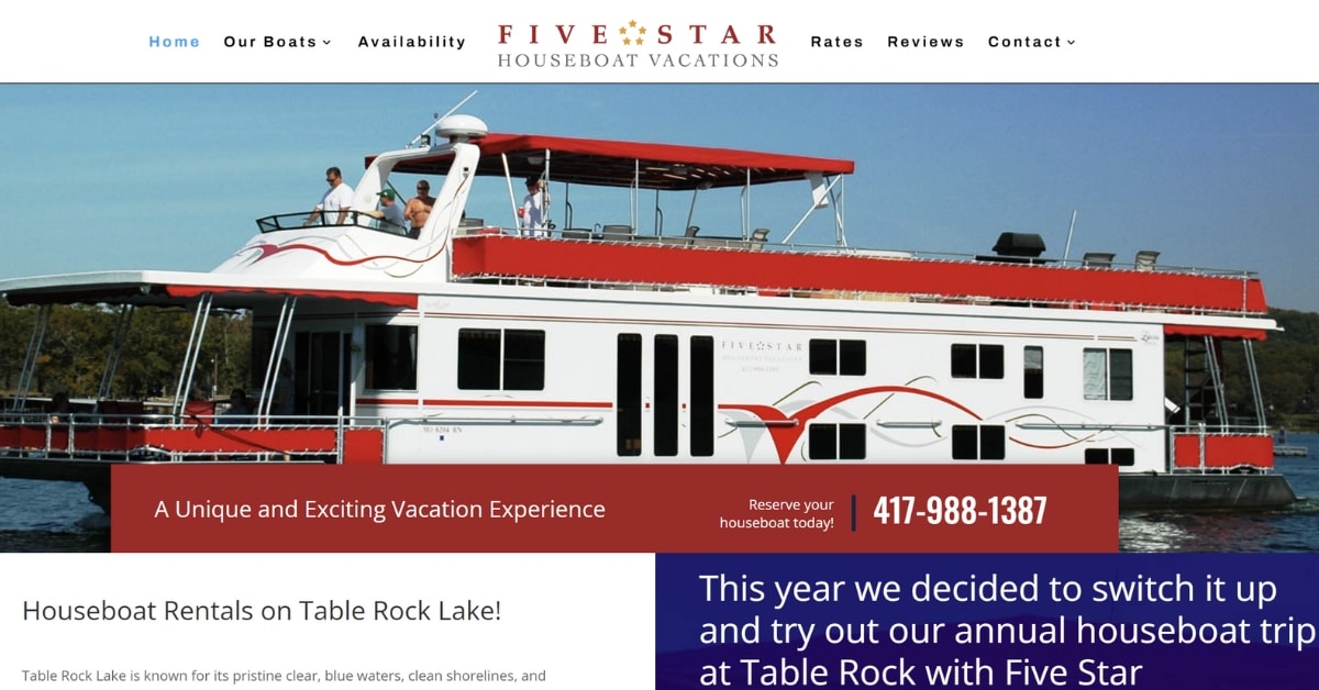 Table Rock Lake Houseboat Rentals