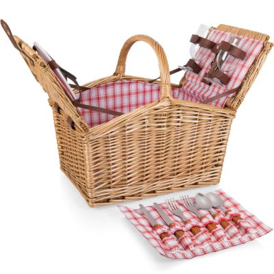 Picnic Time 'Piccadilly' Willow Picnic Basket