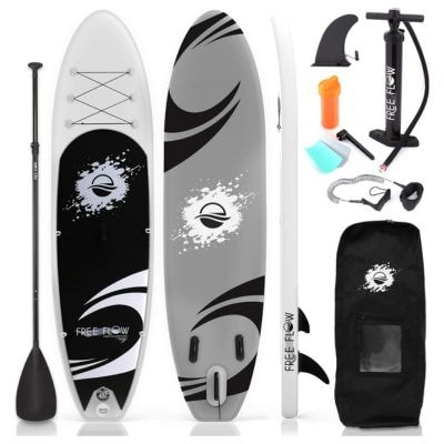 SereneLife Inflatable Stand-Up Paddle Board